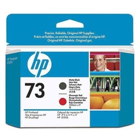 HP CABEZAL DE IMPRESIÓN 73 NEGRO MATE - ROJO CROMÁTICO