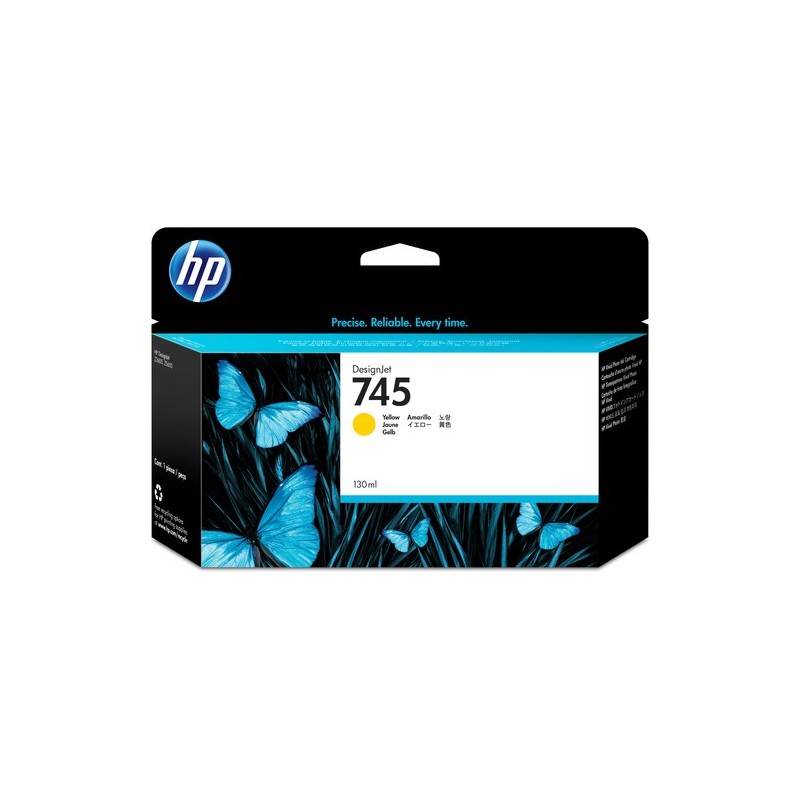 HP CARTUCHO TINTA NO 745 AMARILLO 130ML