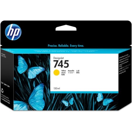 HP CARTUCHO TINTA NO 745 AMARILLO 130ML