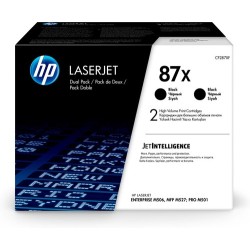 HP CARTUCHO DE TONER 87X NEGRO 2 UNIDADES