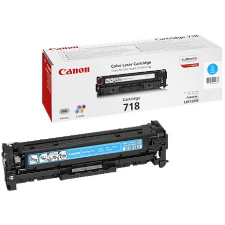 Canon TONER CIAN CARTUCHO 718 PARA LPB 7200CDN