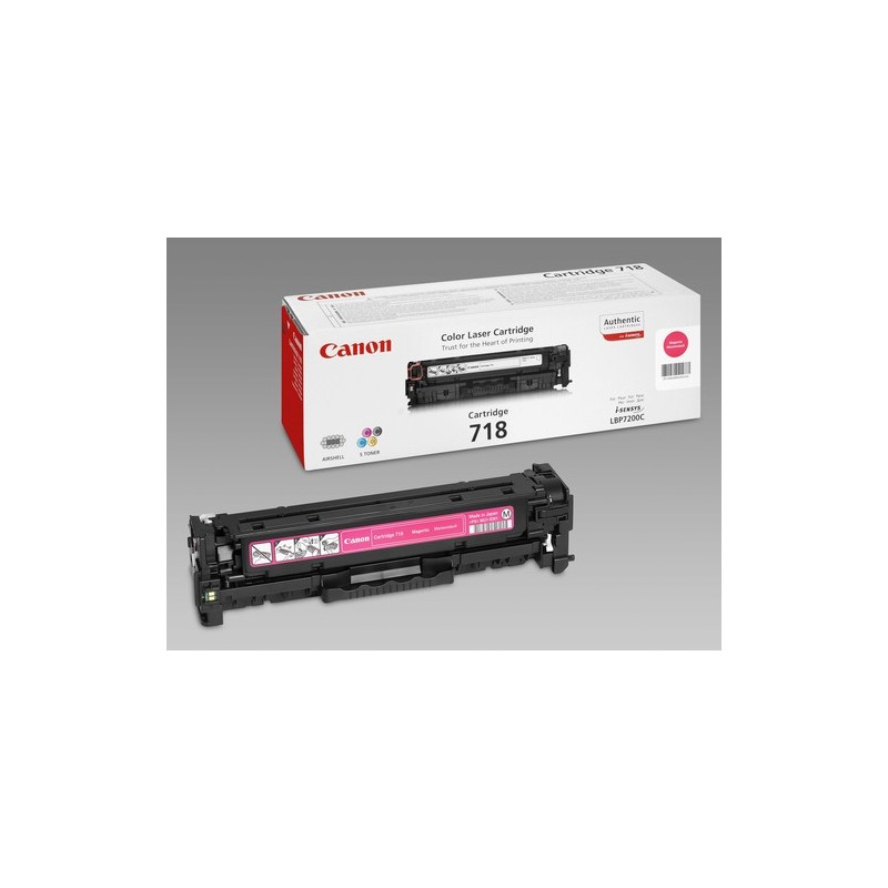 Canon CRG 718 MAGENTA CARTUCHO 2900P PARA LPB 7200CDN