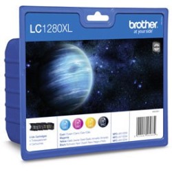 Brother LC-1280XL VALUE BLISTER CONTAINS 1X BK C M Y