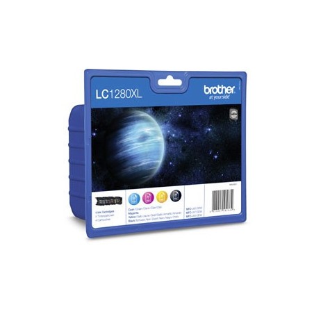 Brother LC-1280XL VALUE BLISTER CONTAINS 1X BK C M Y