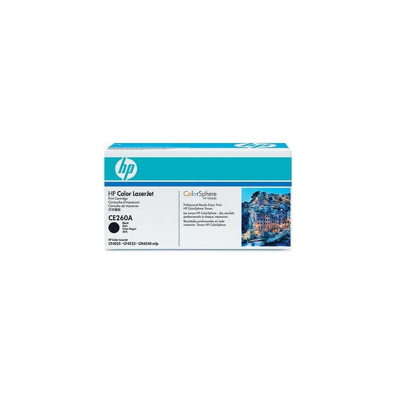 HP TONER CARTUCHO 647A NEGRO COLOR LASERJET CE260A