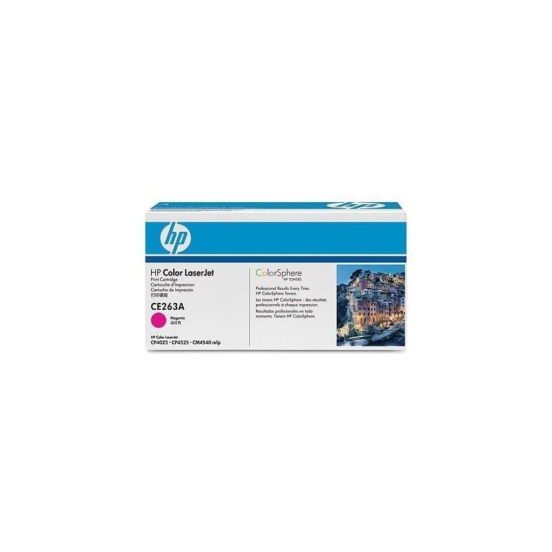 HP TONER CARTUCHO 648A MAGENTA COLOR LASERJET CE263A