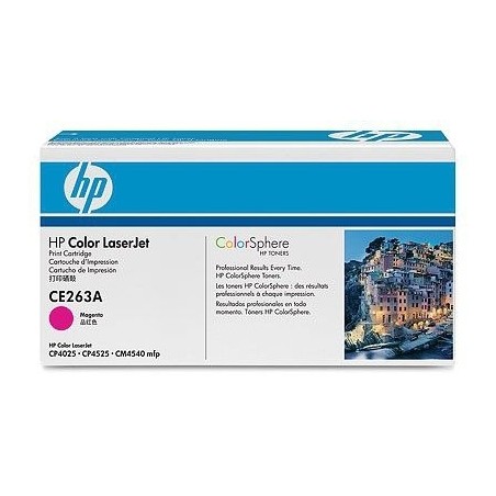 HP TONER CARTUCHO 648A MAGENTA COLOR LASERJET CE263A