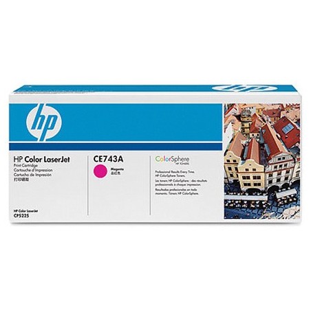 TONER CARTUCHO 307A MAGENTA CE743A HP COLOR LASERJET