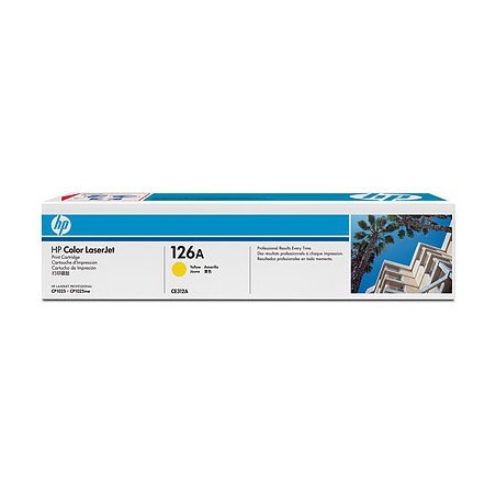 HP TONER CARTUCHO 126A AMARILLO PARA LASERJET