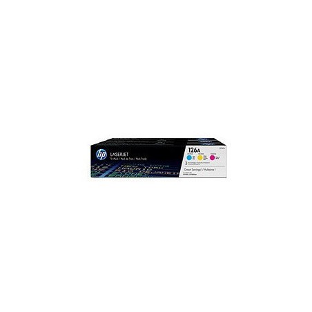 HP TONER CARTUCHO 126A C/M/Y TRI PACK