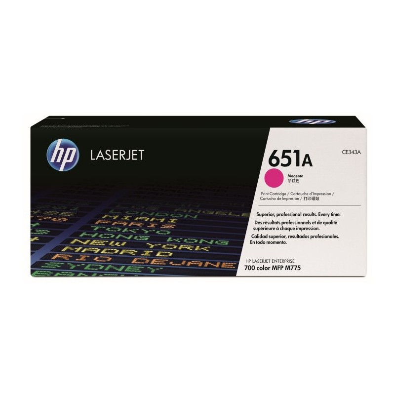 HP TONER CARTUCHO 651A MAGENTA