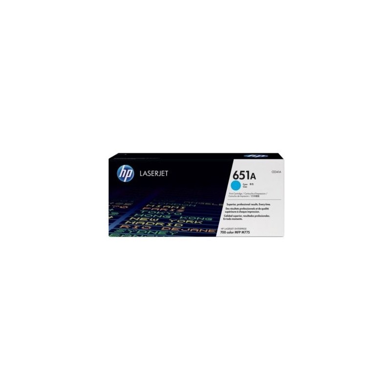 HP TONER CARTUCHO 651A CIAN