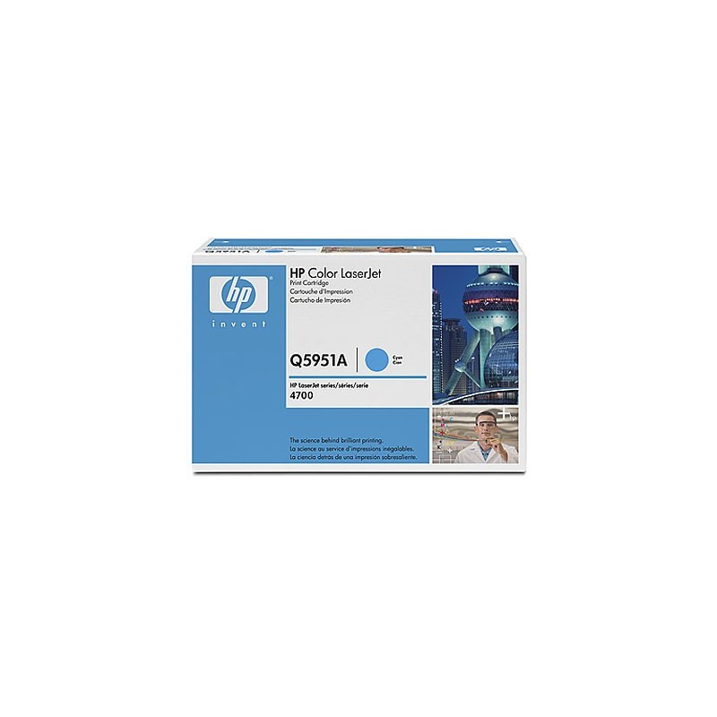 HP TONER CARTUCHO 643A CIAN PARA COLOR LASERJET 4700