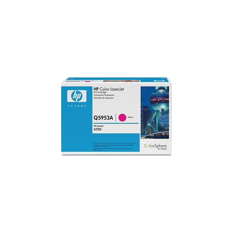 HP TONER CARTUCHO 643A MAGENTA PARA COLOR LASERJET 4700