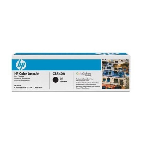 HP TONER CARTUCHO 125A NEGRO COLORSPHERE TONER - CB540A