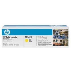 HP TONER CARTUCHO 125A AMARILLO CON COLORSPERE TONER - CB542A