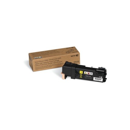 Xerox ALTA CAPACIDAD TONER 2500P AMARILLO PARA PHASER 6505