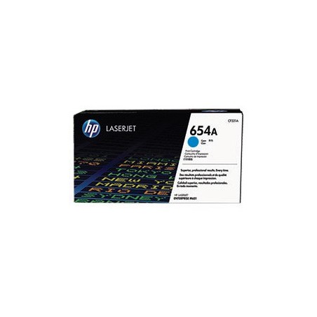 HP TONER CARTUCHO LASERJET 654A CIAN