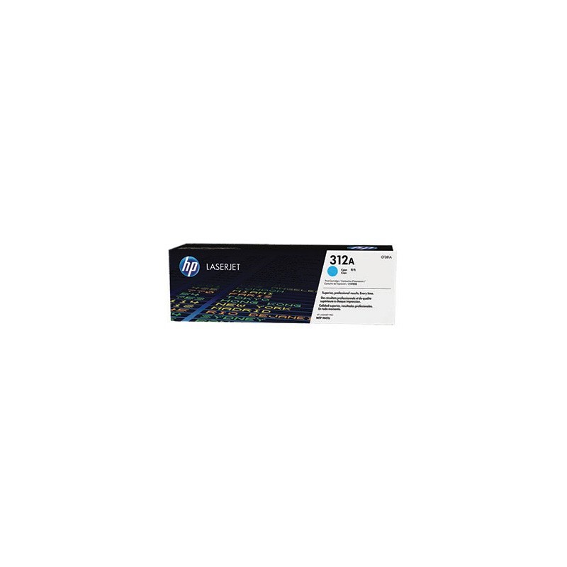 HP TONER CARTUCHO LASERJET 312A CIAN