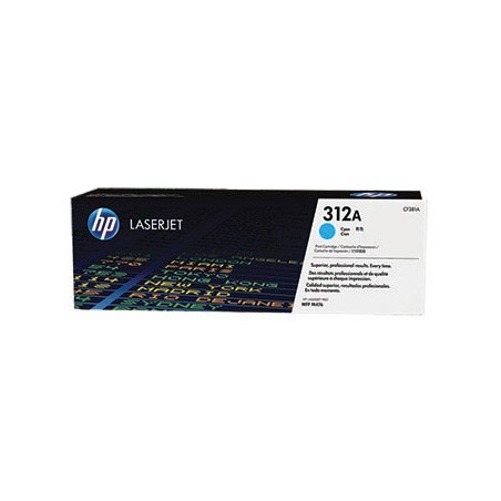 HP TONER CARTUCHO LASERJET 312A CIAN