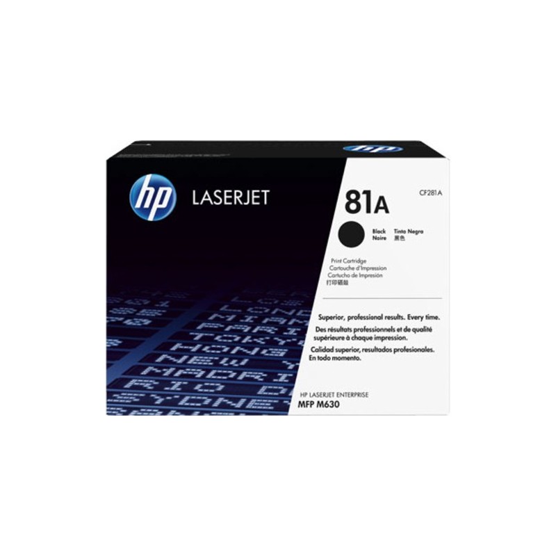 HP CARTUCHO DE TONER 81A NEGRO