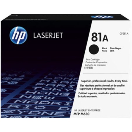 HP CARTUCHO DE TONER 81A NEGRO