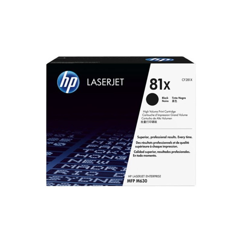 HP CARTUCHO DE TONER 81X ALTO RENDIMIENTO NEGRO