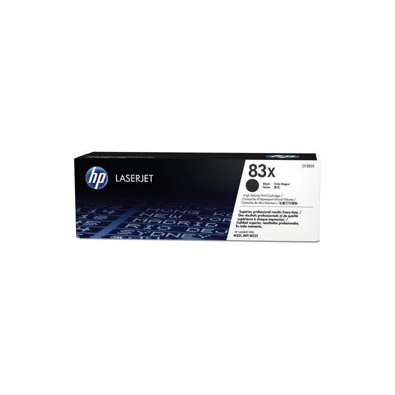 HP CARTUCHO DE TONER 83X NEGRO