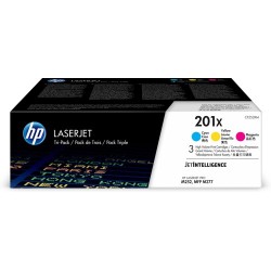 HP CARTUCHO DE TONER 201X C/Y/M 3 UNIDADES