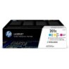 HP CARTUCHO DE TONER 201X C/Y/M 3 UNIDADES