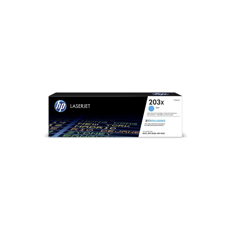 HP CARTUCHO DE TONER 203X ORIGINAL CIAN LASERJET