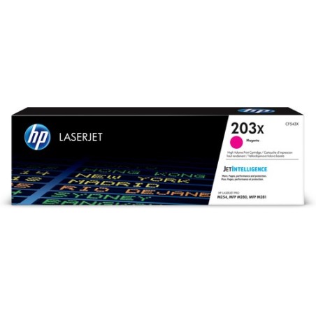 HP CARTUCHO DE TONER 203X MAGENTA LASERJET