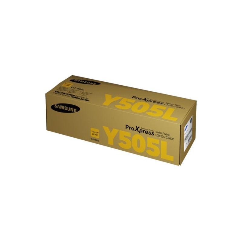 HP TONER AMARILLO SAMSUNG SA CLT-Y505L ALTO RENDIMIENTO 3500 PAGINAS