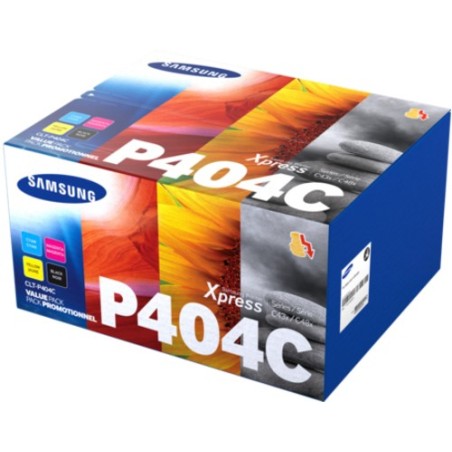 HP TONER CIAN AMARILLO MAGENTA NEGRO SAMSUNG SA CLT-P404C 4 UNIDADES 1