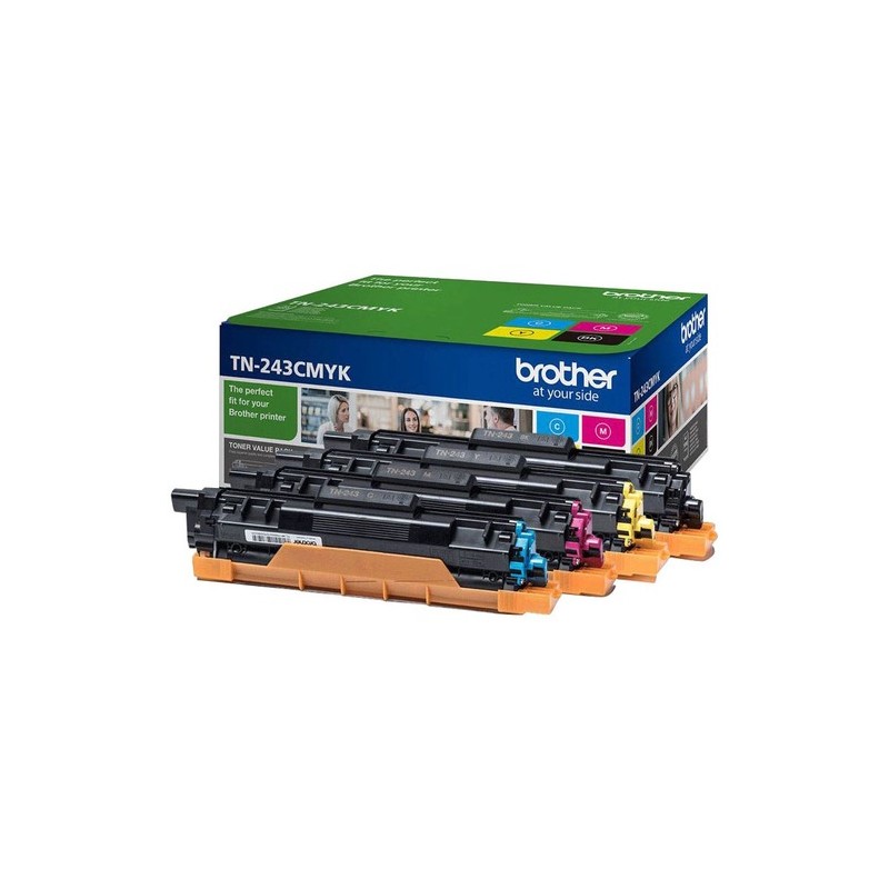 Brother CARTUCHO DE TONER TN-243 MULTIPACK 4 COLORES 1000P PARA DCP-L3