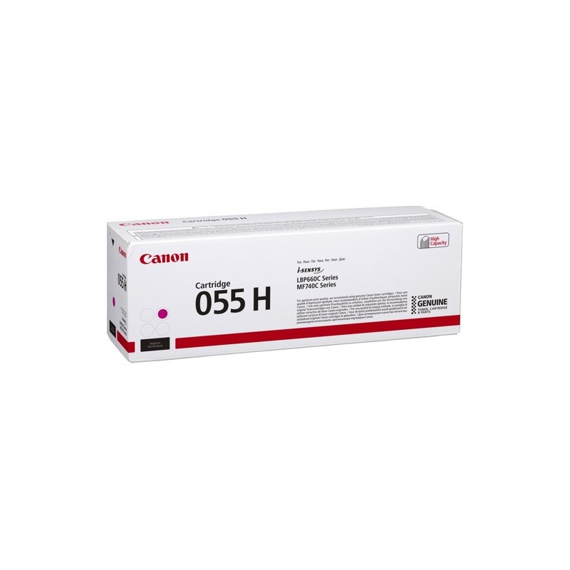 Canon CARTUCHO DE TONER 055 H M LBP MAGENTA ALTO RENDIMIENTO