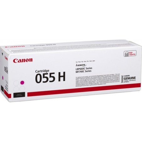 Canon CARTUCHO DE TONER 055 H M LBP MAGENTA ALTO RENDIMIENTO