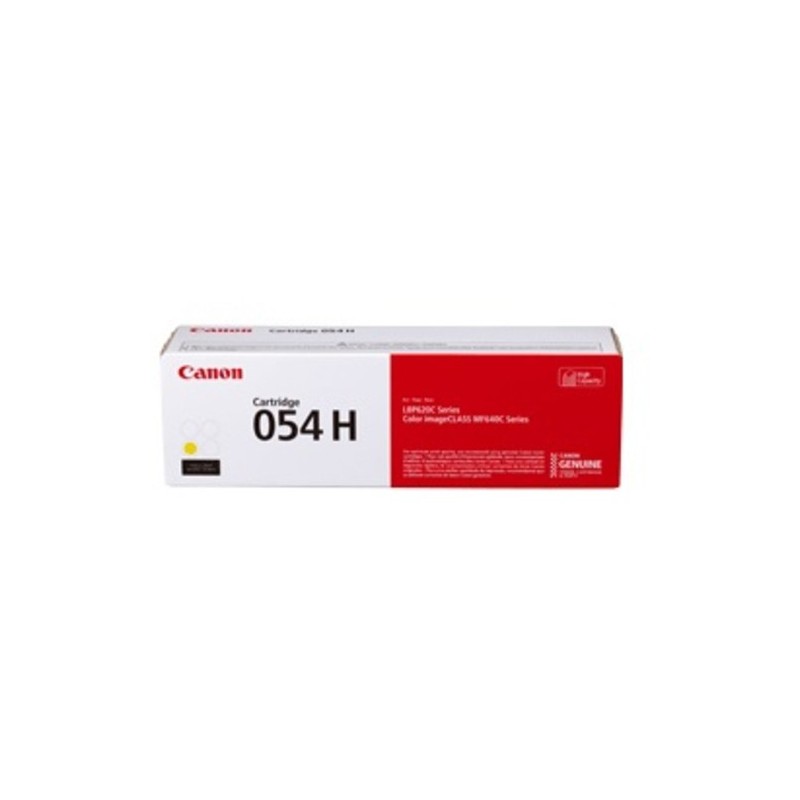 Canon CARTUCHO DE TONER 054 H Y LBP AMARILLO ALTO RENDIMIENTO