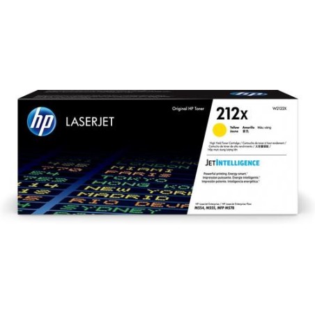 HP CARTUCHO TONER AMARILLO 212X ALTO RENDIMIENTO ORIGINAL LASERJET