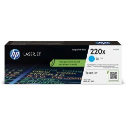 HP CARTUCHO DE TONER CIAN 220X ORIGINAL LASERJET