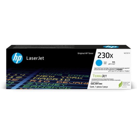 HP CARTUCHO DE TONER CIAN 230X ORIGINAL LASERJET