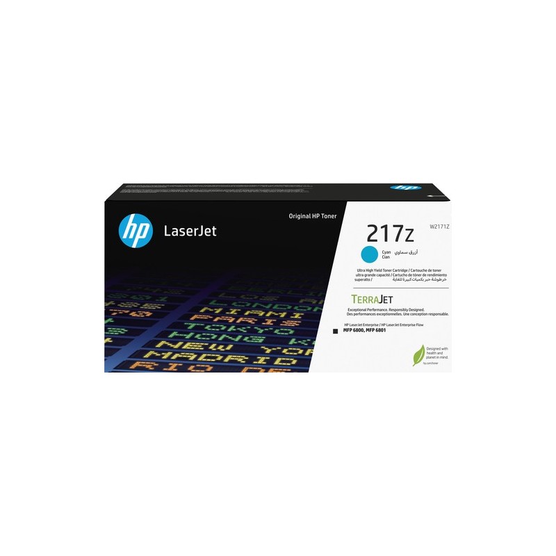 HP CARTUCHO DE TONER CIAN 217Z LASERJET