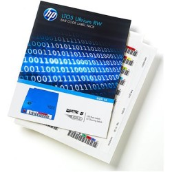 HP LTO5 ULTRIUM ETIQUETAS CODIGO DE BARRAS RW AUTOMATION (110 UNIDADES