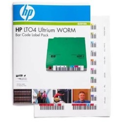 HP ULTRIUM 4 WORM ETIQUETAS CODIGO DE BARRAS 100 UNIDADES