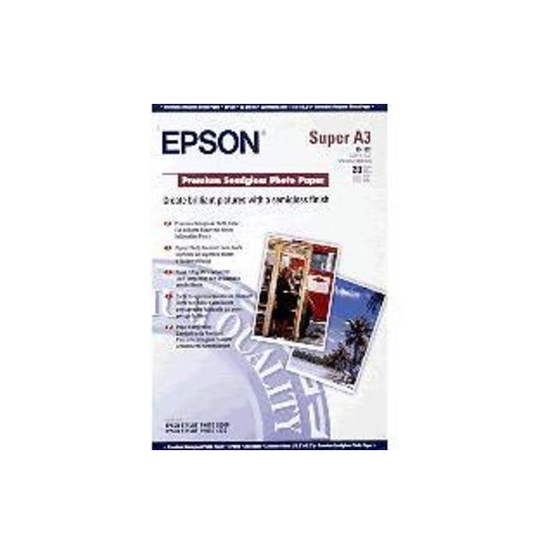 Epson PAPEL FOTOGRAFICO SEMIBRILLO M1 A3+ 20 HOJAS