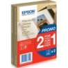 Epson PAPEL FOTOGRAFIA PREMIUM 10X15 40 HOJAS 2 UNIDADES