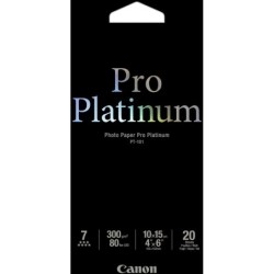 Canon PAPEL FOTOGRAFIA PRO PLATINUM PT-101 4X6 20SH