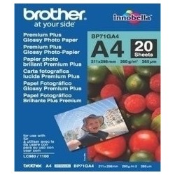 Brother BP61GLA BRILLANTE PAPEL A4 - 20 HOJAS