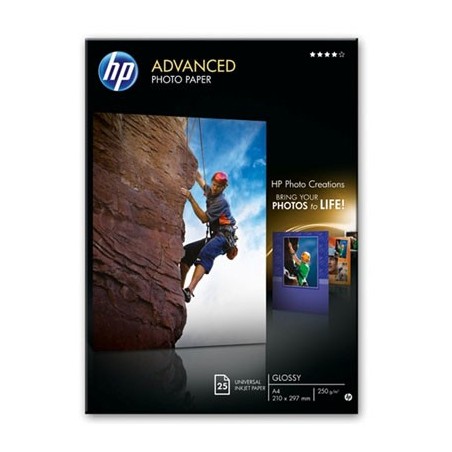 HP ADV BRILLANTE PAPEL FOTOGRAFIA 250G A4 210X297MM 25SH