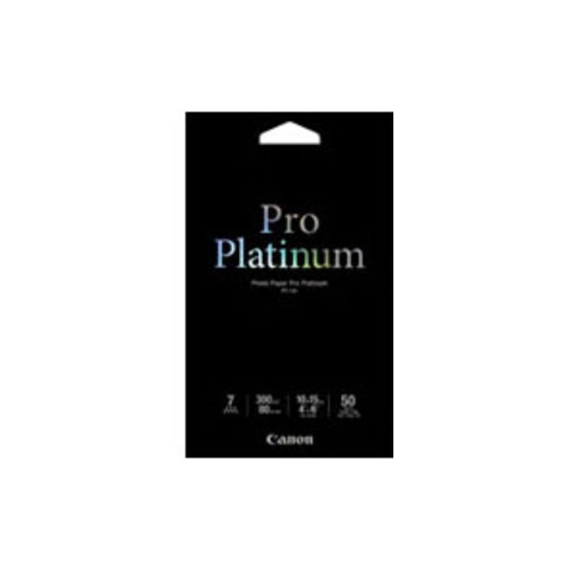 Canon PAPEL FOTOGRAFIA PRO PLATINUM PT-101 4X6 50